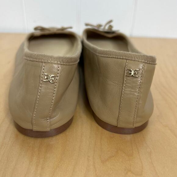 NWOB Sam Edelman Felicia Luxe Ballet Flat in Buff Tan Size 9.5 - Picture 6 of 8